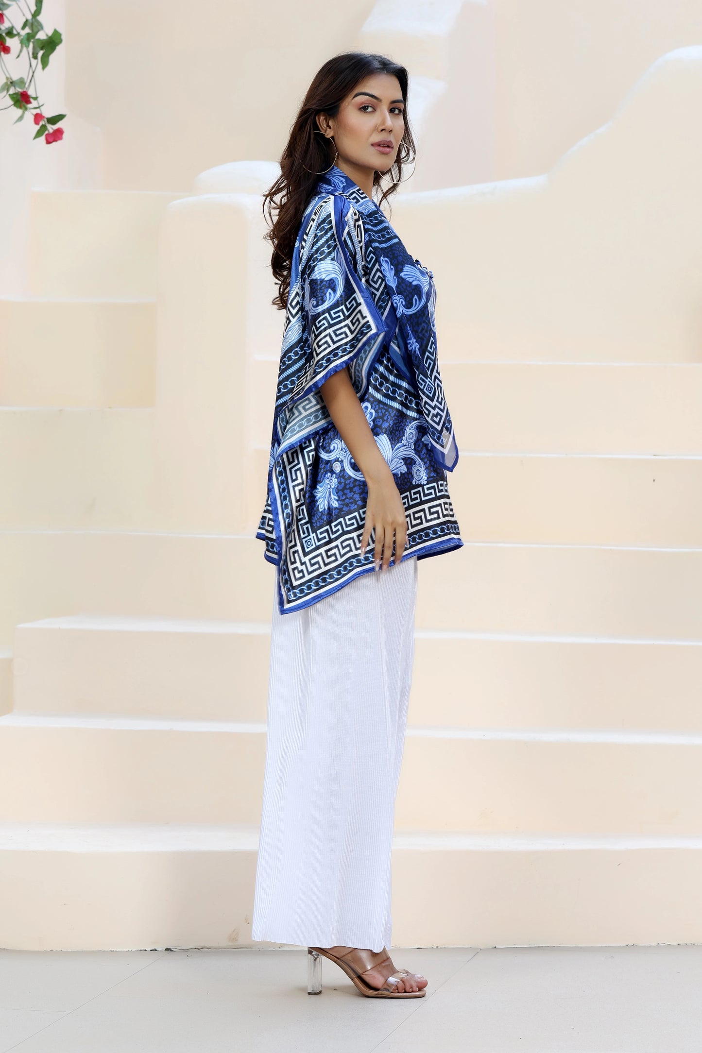 Tunic Top Blue Versace