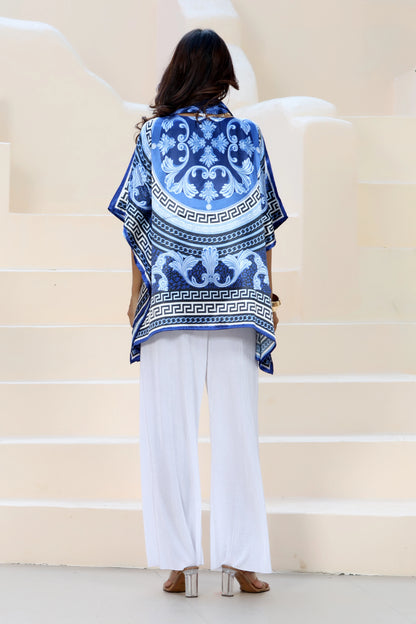 Tunic Top Blue Versace