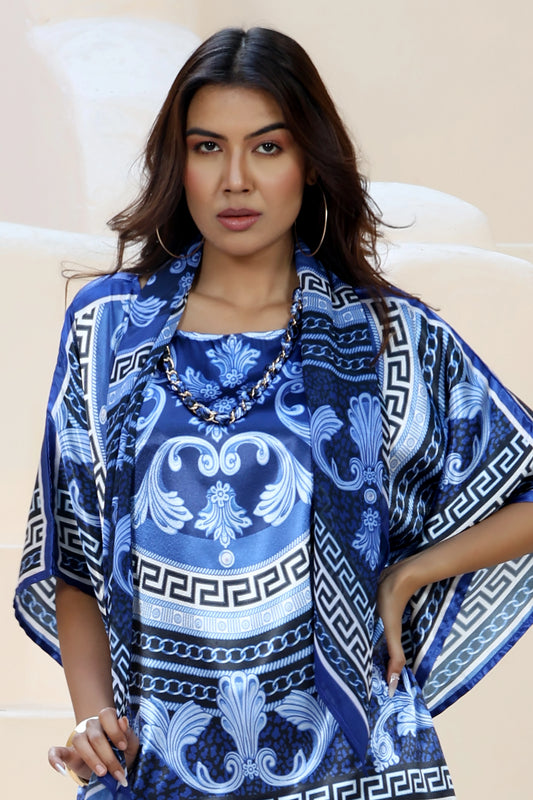 Tunic Top Blue Versace