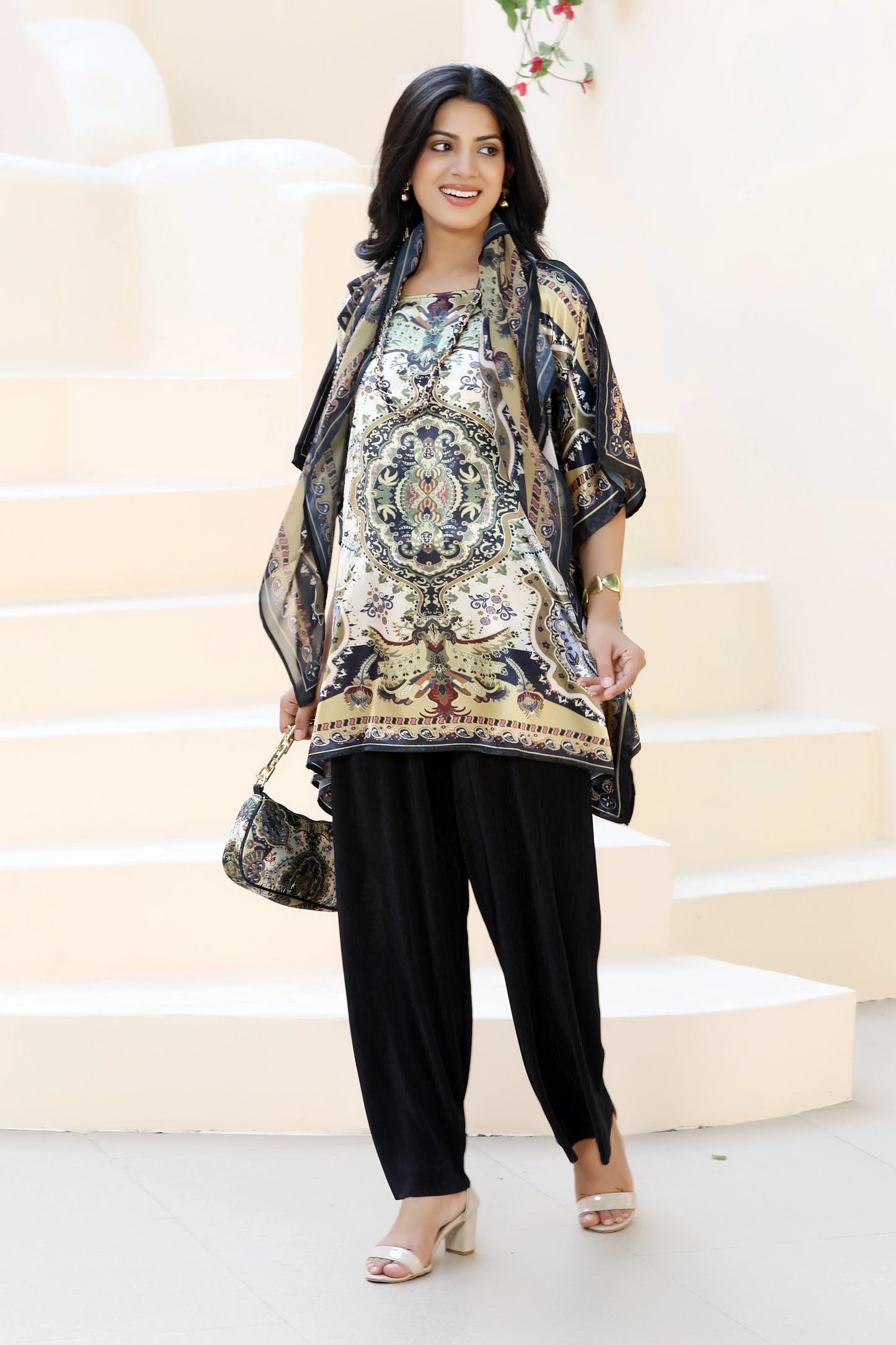 Tunic Top Dubai Print