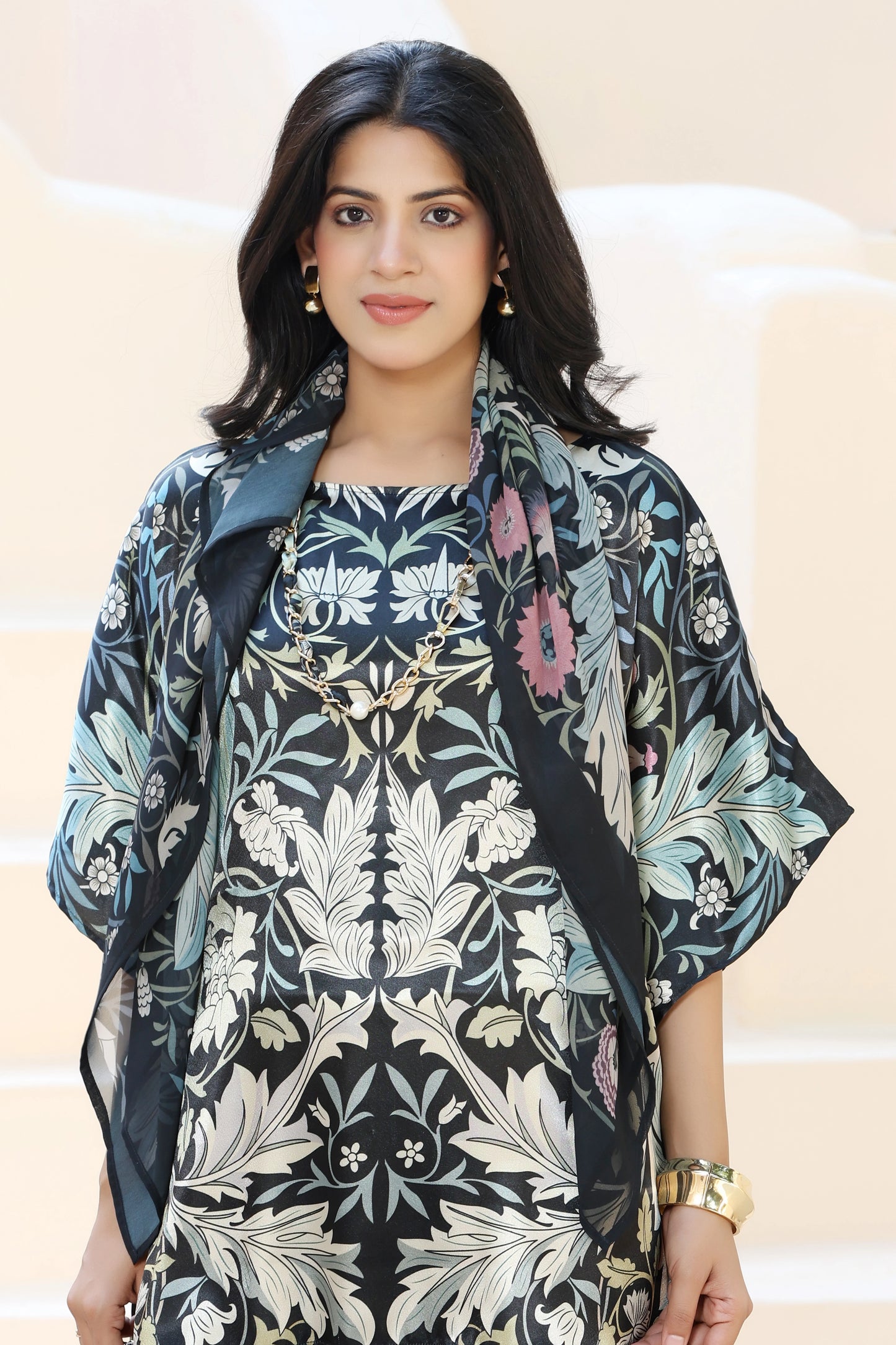 Tunic Top William Morris Black