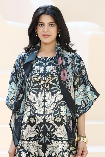 Tunic Top William Morris Black