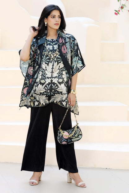 Tunic Top William Morris Black