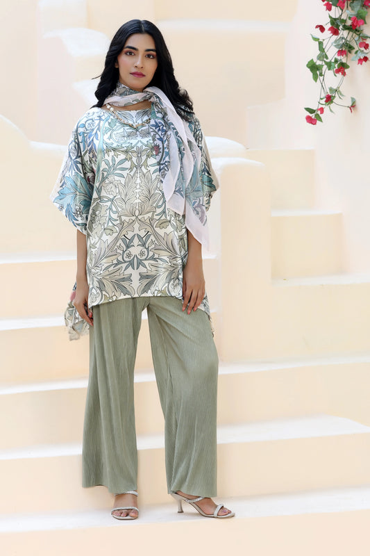 Tunic Top William Morris Cream