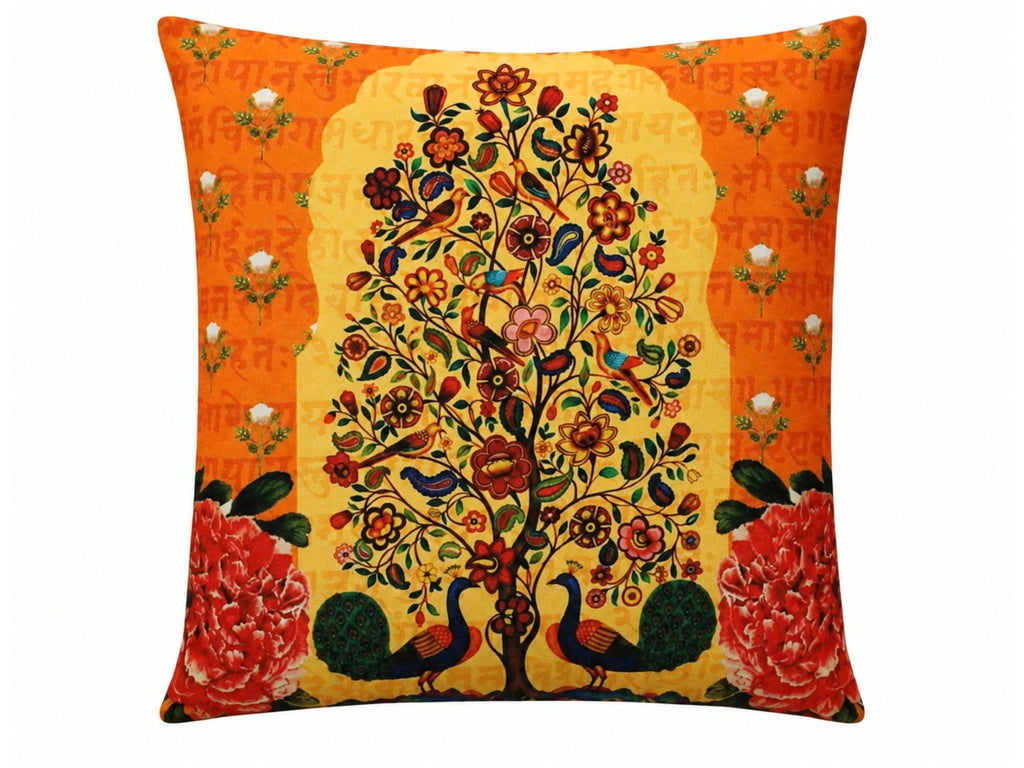 Cushion Covers Tree of Life Orange