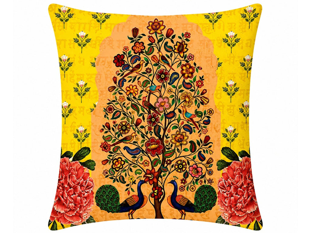 Cushion Covers Tree of Life Yellow