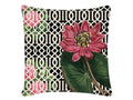Cushion Covers Jaali Lotus B&W