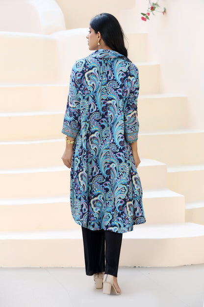 Wingit Shirt Dark Blue