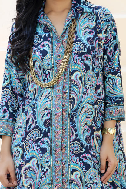 Wingit Shirt Dark Blue