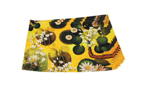 Canvas Placemat (Lotus Pond Yellow)