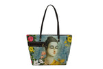 College Shopper (Buddha Print Aqua)