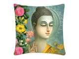 Cushion Cover, Square (Buddha - Aqua)