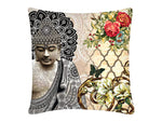 Cushion Cover, Square (Buddha Ornate)