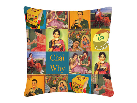 Cushion Cover, Square (Chai Why)
