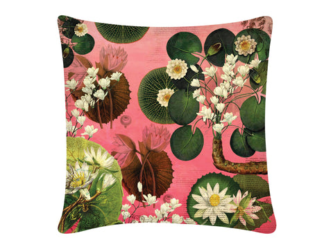 Cushion Cover, Square (Lotus Pond - Pink)