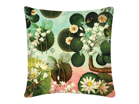 Cushion Cover, Square (Lotus Pond - Shaded)