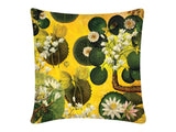 Cushion Cover, Square (Lotus Pond - Yellow)