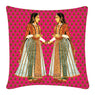 Cushion Cover, Square (Sakhi - Pink)