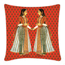 Cushion Cover, Square (Sakhi - Red)