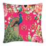 Cushion Cover Square-Single Peacock Pink