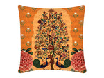 Cushion Cover, Square (Tree Of Life - Orange)