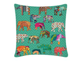 Cushion Cover Square-ZZ ELEPHANT AQUA