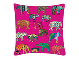 Cushion Cover, Square (ZZ Elephant - Pink)