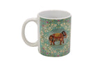 Mug, Large (Oriental Elephant - Aqua)