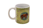 Mug, Large (Oriental Elephant - Lime)