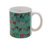 Mug, Large (ZZ Elephant - Aqua)